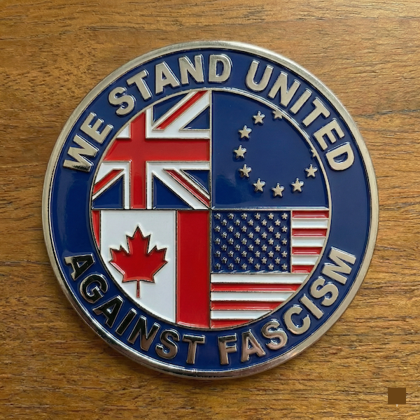 The "United Against Fascism" Challenge Coin (First Edition – Pre-order)